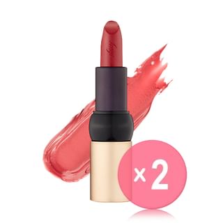 THE FACE SHOP - fmgt New Bold Sheer Glow Lipstick - 9 Colors 2pcs Bundle Set #05 Melted Wine x 2 pcs