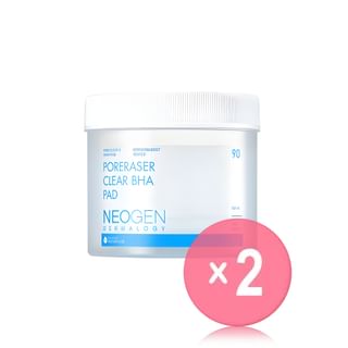 NEOGEN - Dermalogy Poreraser Clear BHA Pad 2pcs Bundle Set 90 pcs x 2 pcs
