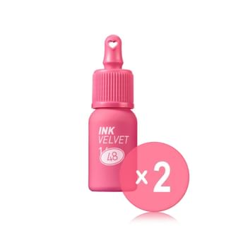 peripera - Ink Velvet - 31 Colors 2pcs Bundle Set #48 100 Hearts x 2 pcs