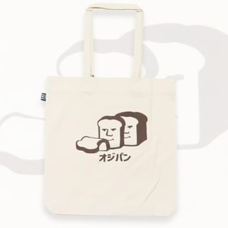 Uncle Bread Twill Fabric Tote Bag 370×400×50mm
