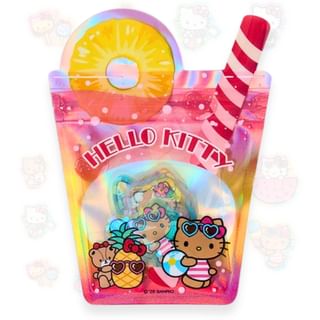 Sanrio Hello Kitty Summer Drink Theme Decorative Stickers 10 designs×3 sheets - 9×0.5×12cm