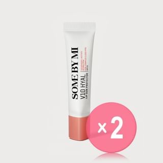 SOME BY MI - V10 Hyal Lip Sun Protector - 2 Colors 2pcs Bundle Set #01 Rosy x 2 pcs
