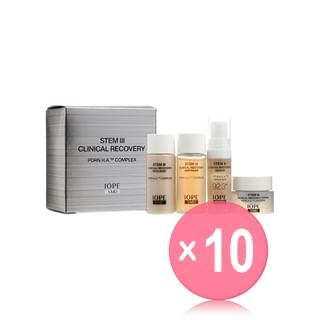 IOPE - XMD Stem III Clinical Recovery Trial Kit 10pcs Bundle Set 4 pcs x 10 pcs