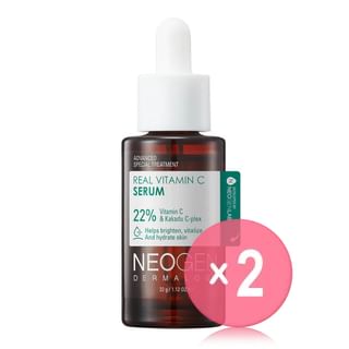 NEOGEN - Dermalogy Real Vitamin C Serum 2pcs Bundle Set Renewed: 32g x 2 pcs