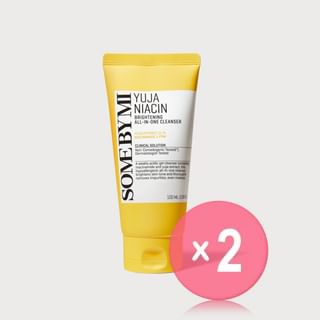 SOME BY MI - Yuja Niacin Brightening All-In-One Cleanser 2pcs Bundle Set 100ml x 2 pcs