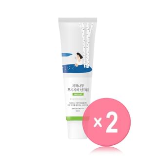 ROUND LAB - Birch Juice Moisturizing Mild Up Sunscreen 2pcs Bundle Set 50ml x 2 pcs