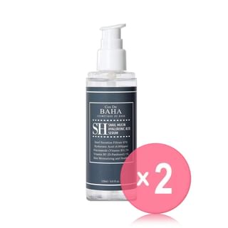 Cos De BAHA - SH Snail Mucin Hyaluronic Acid Serum 2pcs Bundle Set 120ml x 2 pcs