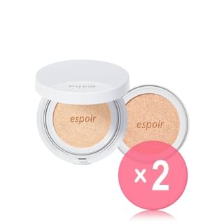 espoir - Silk Skin Layer Cushion Set - 7 Colors 2pcs Bundle Set #22 Petal x 2 pcs