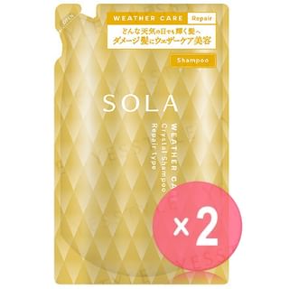 ViCREA - SOLA WEATHER CARE Crystal Shampoo Repair Type Refill 2pcs Bundle Set 320ml x 2 pcs