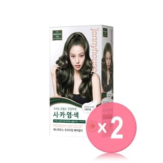jenny house - Premium Hair Color Set - 12 Colors 2pcs Bundle Set #6AK Ash Vintage Khaki x 2 pcs