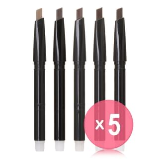THE FACE SHOP - fmgt Designing Eyebrow Refill Only - 6 Colors 5pcs Bundle Set #06 Dark Grey x 5 pcs