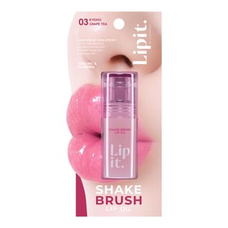 Lipit - Shake Brush Lip Oil 03 Kyoho Grape Tea