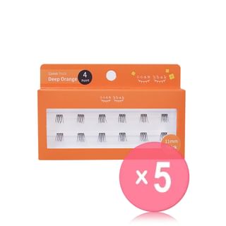 ccam bbak - Original Eyelash 4 Points - 9 Types 5pcs Bundle Set 11mm Thick x 5 pcs