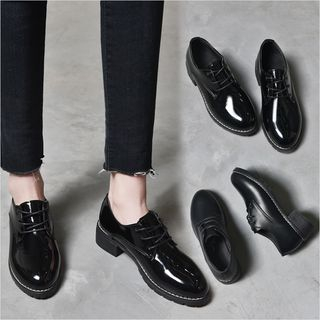 Arpeggi Low Heel Faux Leather Oxford Shoes arpeggi kopen in de aanbieding