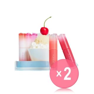 peripera - Ink Mood Glowy Tint Soda Café Collection - 3 Colors 2pcs Bundle Set #24 Coral Pride x 2 pcs