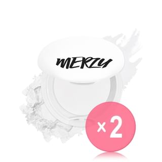 MERZY - The First Blur-Lasting Finish Pact - 2 Colors 2pcs Bundle Set #01 Clear x 2 pcs