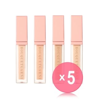 BOUQUET GARNI - Airy Cover Fit Tip Concealer - 4 Colors 5pcs Bundle Set #19 Light Petal x 5 pcs