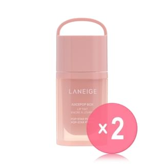 LANEIGE - Juicepop Box Lip Tint - 10 Colors 2pcs Bundle Set Pop Star Peach x 2 pcs