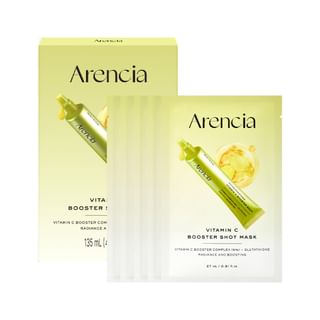 Arencia - Vitamin C Booster Shot Mask Set 27ml x 5 sheets