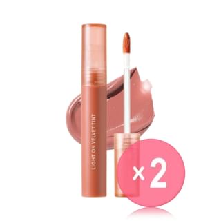 NATURE REPUBLIC - Light On Velvet Tint - 10 Colors 2pcs Bundle Set #10 Mood Papaya x 2 pcs