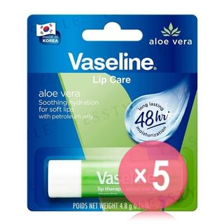 Vaseline - Lip Care Aloe Vera 5pcs Bundle Set 4.8g x 5 pcs