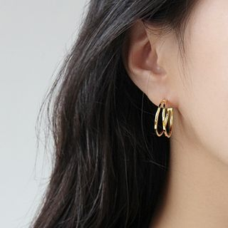 Phoenoa 925 Sterling Silver Wirework Semi Hoop Earrings phoenoa kopen in de aanbieding Phoenoa 925 Sterling Silver Wirework Semi Hoop Earrings phoenoa kopen in de aanbieding