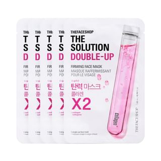 THE FACE SHOP - The Solution Mask Sheet Set 5 pcs - 7 Types Firming - 5 pcs