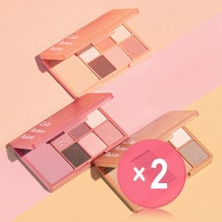 I'M MEME - Color Pattern Palette - 3 Colors 2pcs Bundle Set #002 Petal Pattern x 2 pcs