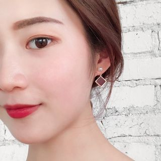 Taimi Faux Leather Dangle Earrings taimi kopen in de aanbieding