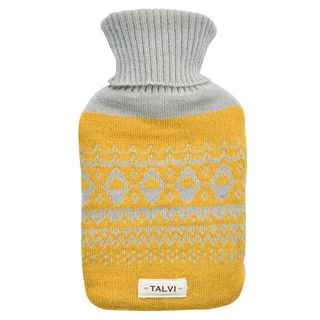 TALVI Knit Nordic Design Hot Water Bottle 0.5L Yellow 1 pc