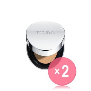 TIRTIR - Tinted Skin Glow Cushion - 30 Colors 2pcs Bundle Set #30N Rich Honey x 2 pcs