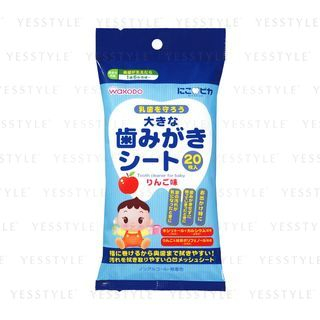 Wakodo Nicopica Tooth Cleaner For Baby Toothpaste Sheet Apple Flavor 20 Pcs wakodo kopen in de aanbieding