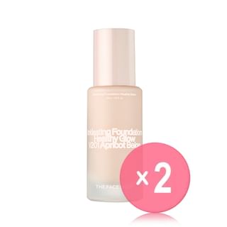 THE FACE SHOP - Inklasting Foundation Healthy Glow - 6 Colors 2pcs Bundle Set #V201 x 2 pcs