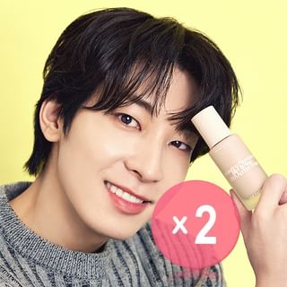 THE FACE SHOP - Inklasting Foundation Slim Fit New - 6 Colors 2pcs Bundle Set #C201 x 2 pcs