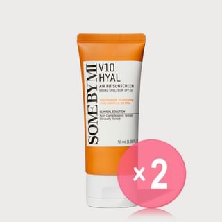 SOME BY MI - V10 Hyal Air Fit Sunscreen 2pcs Bundle Set OTC Version - 50ml x 2 pcs