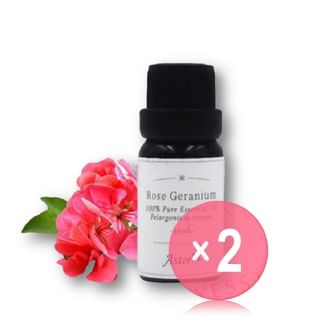 Aster Aroma - Rose Geranium 100% Pure Essential Oil 2pcs Bundle Set 10ml x 2 pcs