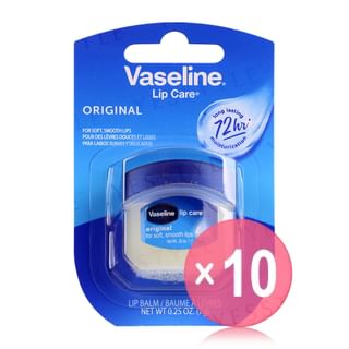 Vaseline - Lip Care Mini Original 10pcs Bundle Set 7g x 10 pcs