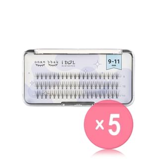 ccam bbak - I Dol Lash - 8 Types 5pcs Bundle Set W-Type - 9mm+10mm+11mm Mix x 5 pcs