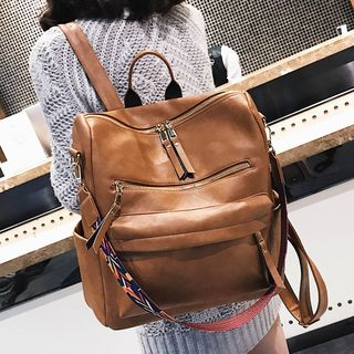 Della Renna Convertible Faux Leather Backpack della renna kopen in de aanbieding