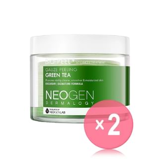 NEOGEN - Dermalogy Bio-Peel Gauze Peeling Green Tea (Original Version) 200ml 2pcs Bundle Set 30 sheets x 2 pcs