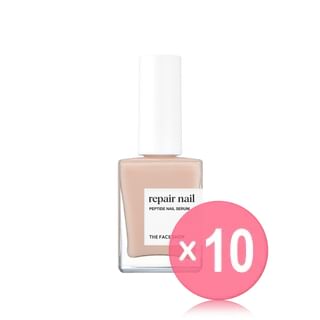 THE FACE SHOP - fmgt Repair Nail - 7 Types 10pcs Bundle Set #10 Peptide Nail Serum x 10 pcs