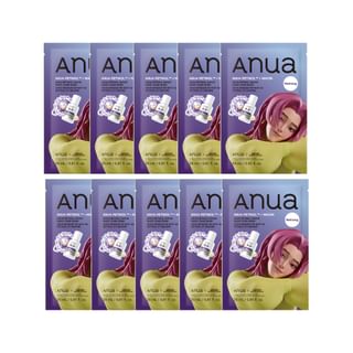 Anua - Bundle: Retinol Niacin Night Care Mask Set Kpop Demon Hunters Collaboration 10 sheets