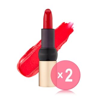 THE FACE SHOP - fmgt New Bold Sheer Glow Lipstick - 9 Colors 2pcs Bundle Set #08 Energetic x 2 pcs