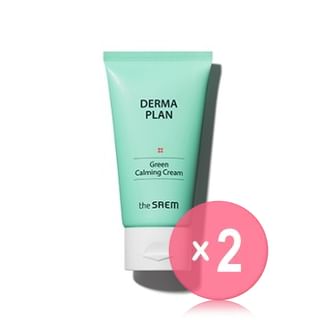 The Saem - Derma Plan Green Calming Cream 2pcs Bundle Set 70ml x 2 pcs