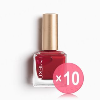 MEKO - Fingertip Play Light Nail Polish 26 Bright Red 10pcs Bundle Set 10ml x 10 pcs