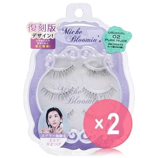 Miche Bloomin' - Eyelash Original Line 02 Pure Nude 2pcs Bundle Set 3 pairs x 2 pcs