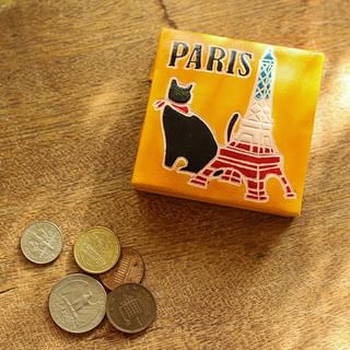 Pairs Black Cat Coin Purse 7×7cm