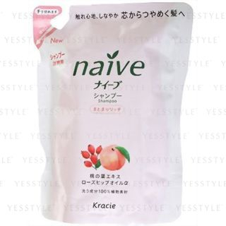 Kracie Naive Shampoo Rose Peach Refill 400Ml kracie kopen in de aanbieding