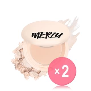 MERZY - The First Blur-Lasting Finish Pact - 2 Colors 2pcs Bundle Set #02 Light x 2 pcs