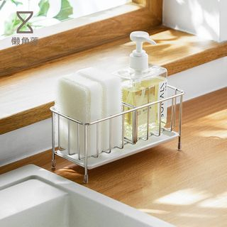 Lazy Corner Stainless Steel Sink Caddy Silver One Size lazy corner kopen in de aanbieding Lazy Corner Stainless Steel Sink Caddy Silver One Size lazy corner kopen in de aanbieding